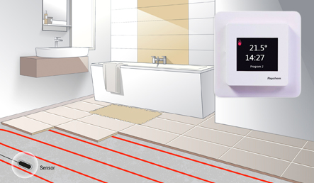 ¿Es seguro utilizar suelo radiante eléctrico en el baño?
