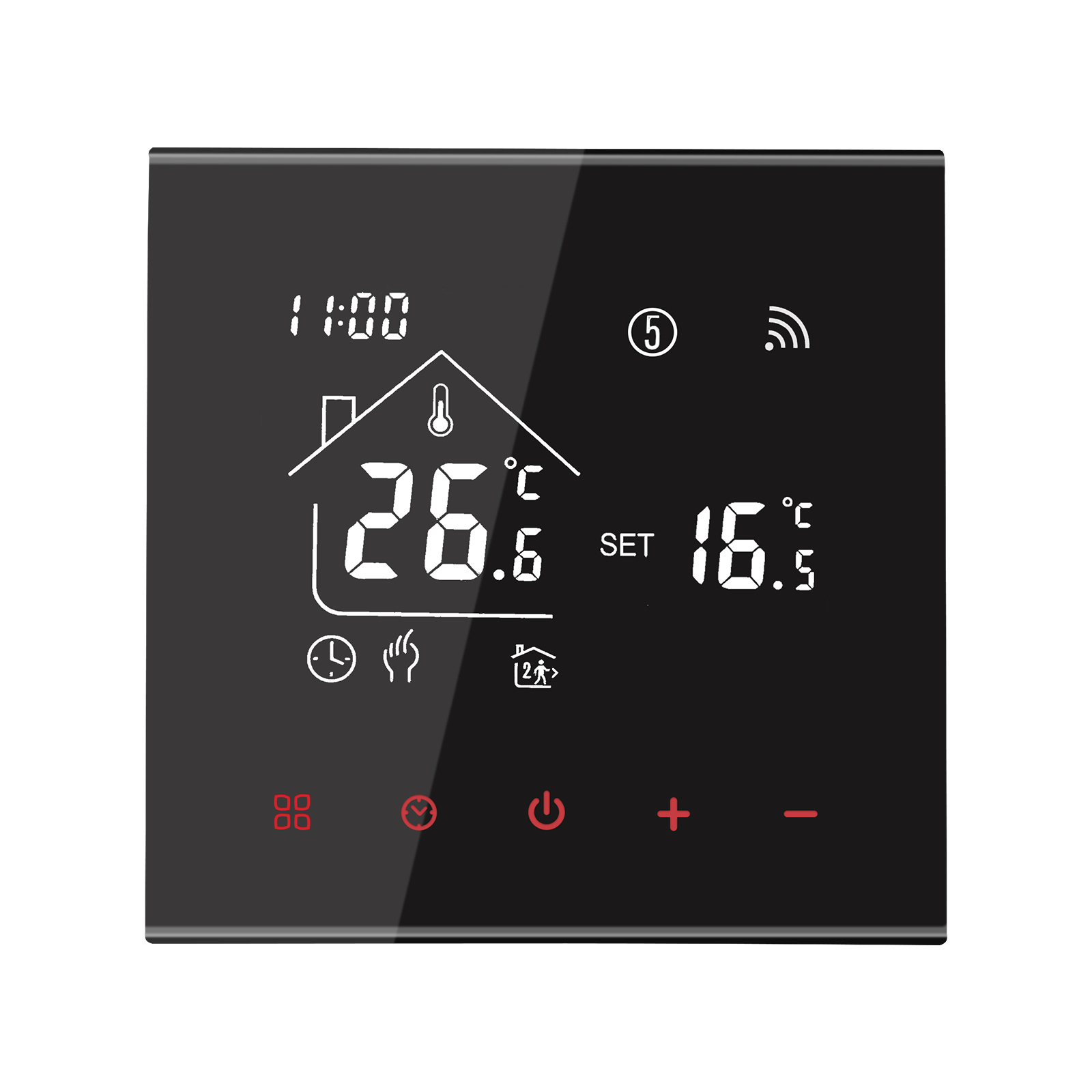 Calefacción eléctrica/Calefacción de agua/Caldera de gas para termostato programable Smart Tuya WiFi