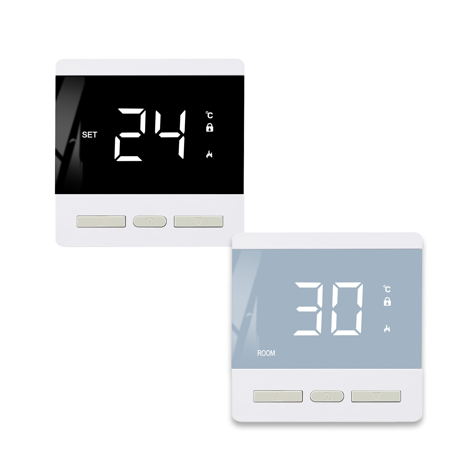 Equipped with a child lock thermostat
